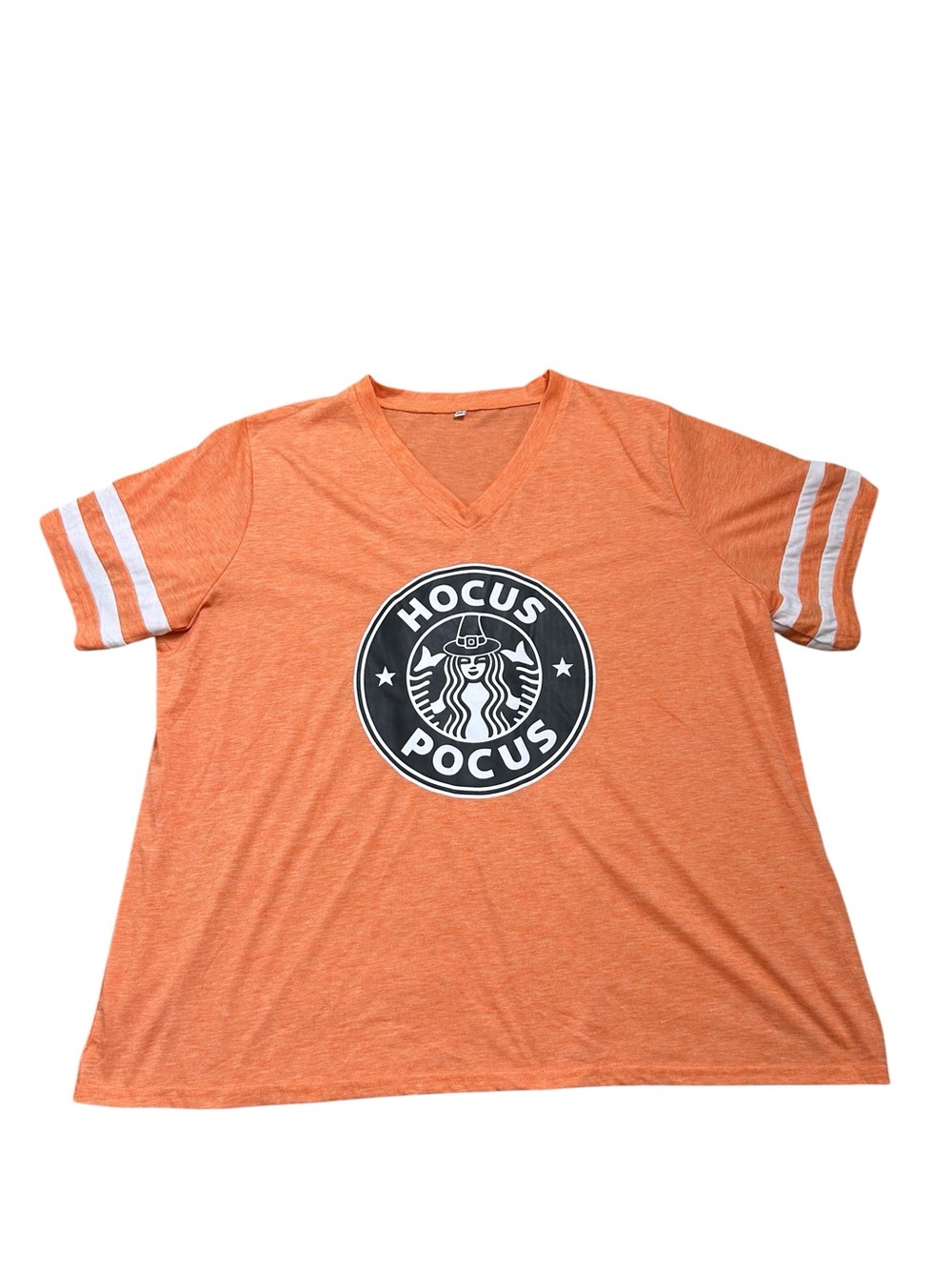 Binshre Store Amazon Orange Starbucks Hocus Pocus Halloween T-Shirt Size 2XL - Picture 2 of 6
